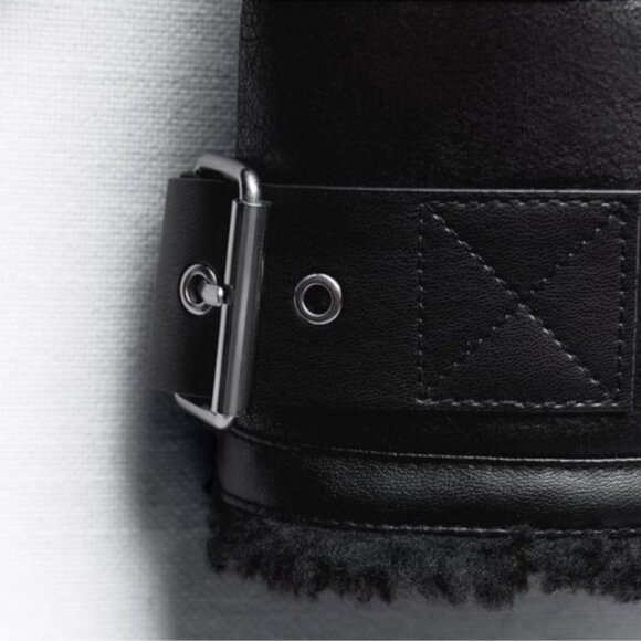 ZARA DOUBLE-SIDED BELTED JACKET - Picture 4 of 16